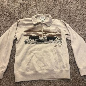 Ariat Womens Scenic Pasture Half Zip Pullover